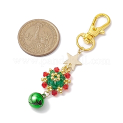 Weihnachtskranz aus Glassamen&nbsp;HJEW-MZ00077-01