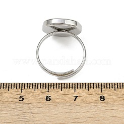 Anelli in acciaio inossidabile 304&nbsp;RJEW-H254-08B-P