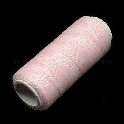 Cordones de hilo de coser de poliéster 402 para tela o diy artesanal, rubor lavanda, 0.1mm, aproximamente 120 m / rollo, 10 rollos / bolsa