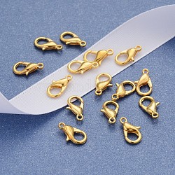 Zinc Alloy Lobster Claw Clasps, Parrot Trigger Clasps, Cadmium Free & Lead Free, Golden, 12x6mm, Hole: 1.2mm