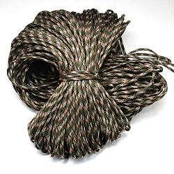 7 nucleo interno corde in poliestere e spandex, per la fabbricazione di braccialetti di corda, caffè, 4mm, circa 109.36 iarde (100 m)/fascio, 420~500g / bundle