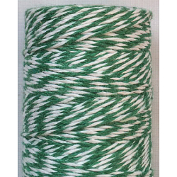 Однослойный хлопковый шнур макраме, витая хлопковая веревка, для поделок, Подарочная упаковка, цвета морской волны, 4 мм, около 1 ярда (32.8 м) / рулон