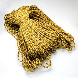 7 nucleo interno corde in poliestere e spandex, per la fabbricazione di braccialetti di corda, oro, 4mm, circa 109.36 iarde (100 m)/fascio, 420~500g / bundle