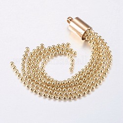 Pendenti con nappine a catena in ferro, grandi ciondoli, oro chiaro, 81x5mm, Foro: 2 mm