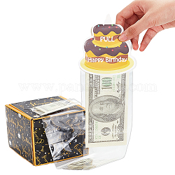 Caja de dinero del día del feliz cumpleaños para tirar de regalo en efectivo, caja de regalo de papel en efectivo, para decoraciones de fiesta de cumpleaños, color mezclado, 127x125x96mm