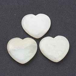 Pietra naturale dell'amore del cuore di giada xiuyan, pietra di palma tascabile per il bilanciamento del reiki, 39~41x40~42x8~10mm