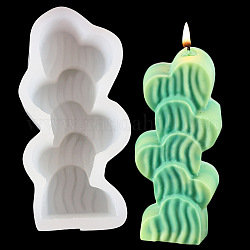 Moules en silicone pour bougies de bricolage, pour la fabrication de bougies parfumées, cactus, 13x5x3 cm