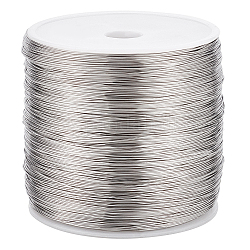 BENECREAT 250m/820.2 Feet 0.4mm/26 Gauge Single Strand Tiger Tail Beading Wire, Stainless Steel Craft Jewelry Beading Wire for Crafts, Jewelry Making, Sculpture Frame
