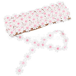 Cinta de poliéster gorgecraft, para adornos de encaje de cortina, margarita, rosa, 1 pulgada (25 mm), aproximadamente 5 yarda / tarjeta (4.57 m / tarjeta)