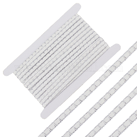 NBEADS Clear Elastic Strap, 6mm/10mm Width 30m Total Transparent Elastic  Band High Flexibility Clear Elastic for DIY Shoulder Bra Clothes Sewing