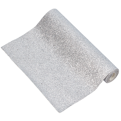 Silver Glitter Fabric