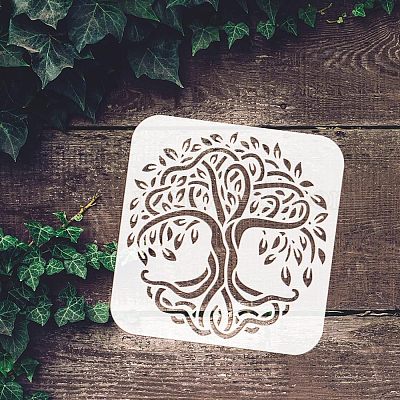 Wholesale FINGERINSPIRE Tree of Life Pattern Stencils Decoration ...