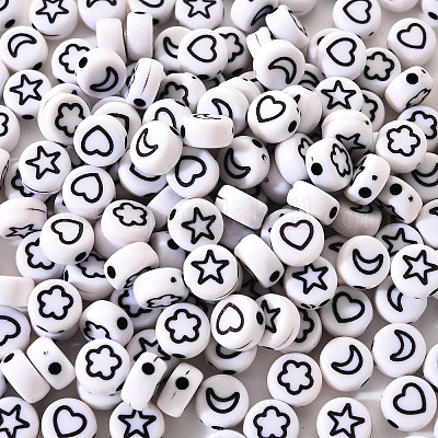 Wholesale Opaque White Acrylic Beads 