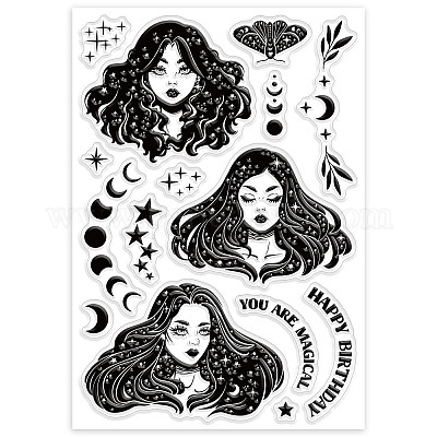 PVC-Plastikstempel&nbsp;DIY-WH0167-57-0392-1