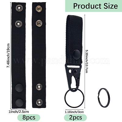 Sujeción de correa ancha táctica de nailon&nbsp;DIY-CP0013-40-1