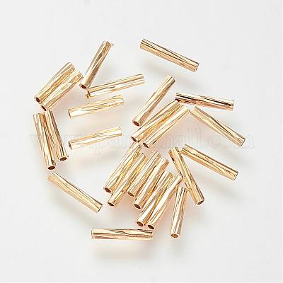 Brass on sale tube beads