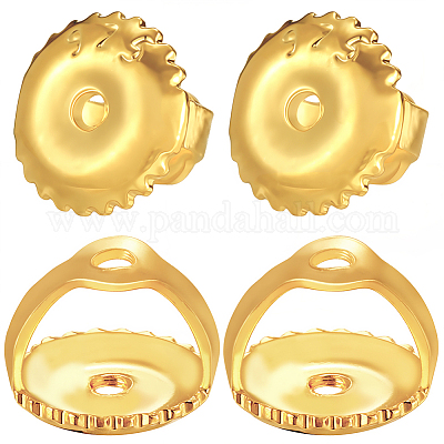 Dadi per le orecchie in ottone da 30 pz&nbsp;KK-BBC0019-92G-1