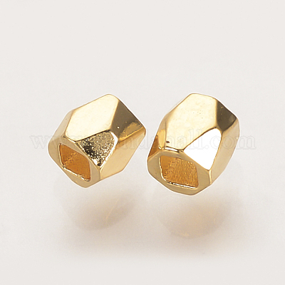 Wholesale PandaHall 300pcs 14K Gold Plated Spacer Beads 