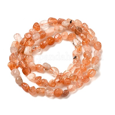 Natürliche sunstone Perlen Stränge&nbsp;G-L608-A04-01-1