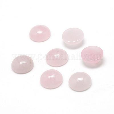 Cabochon di pietra preziosa di quarzo rosa naturale&nbsp;G-T020-20mm-09-1