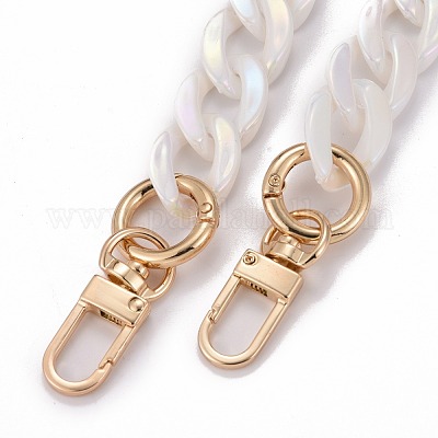 Wholesale Opaque Acrylic Twist Chains Bag Handles 