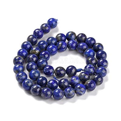 Natürliche Lapislazuli Perlenstränge&nbsp;G-G953-03-8mm-1