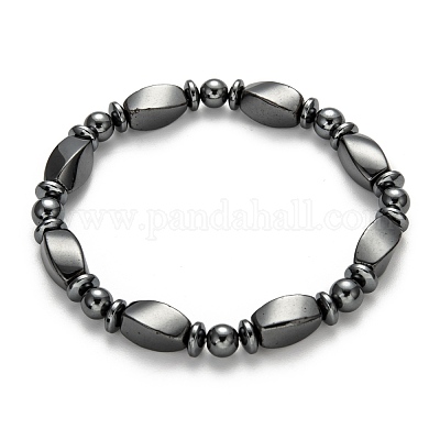Bracciali ematite sintetici non magnetici&nbsp;BJEW-E003-8-1