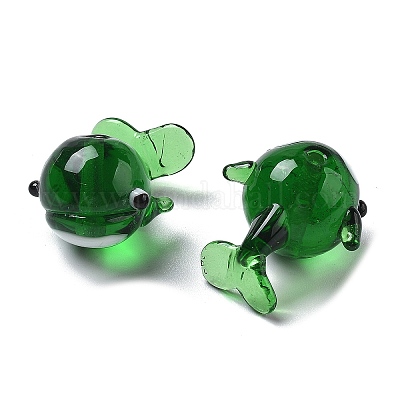 Perline irregolari fatte a mano in lampwork&nbsp;LAMP-P067-02-1