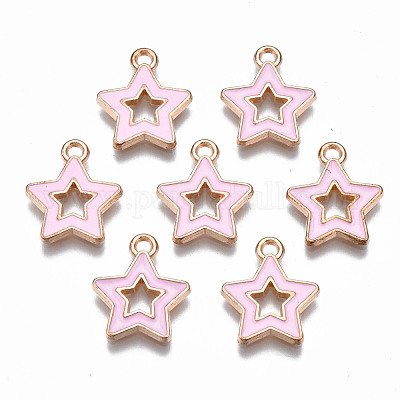 Pendentifs d'émail en alliage&nbsp;ENAM-S121-027B-1