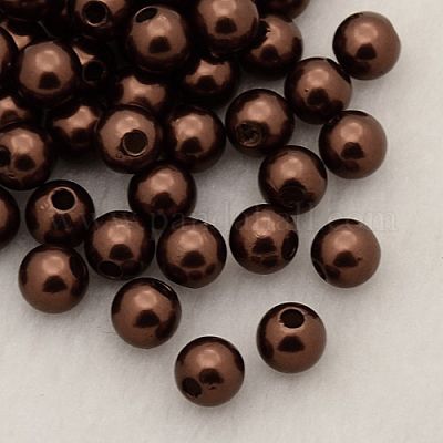 Perles acryliques de perles d'imitation&nbsp;PL609-06-1