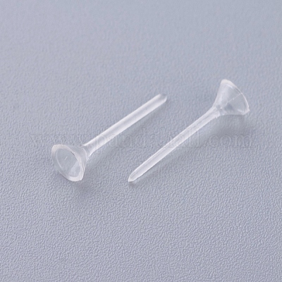 Accessoires de puces d'oreilles en plastique&nbsp;KY-G006-02-4m-1