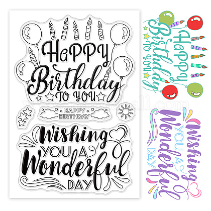 PandaHall Clear Stamps DIY-WH0167-56-860-1