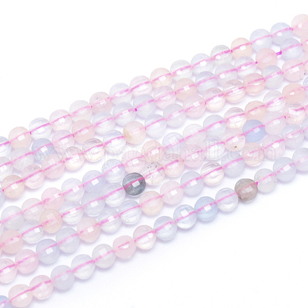 Chapelets de perles en morganite naturelle G-D0003-A45-1
