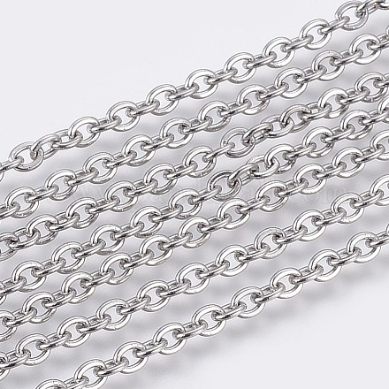 304 Stainless Steel Cable Chains CHS-F006-01E-P-1