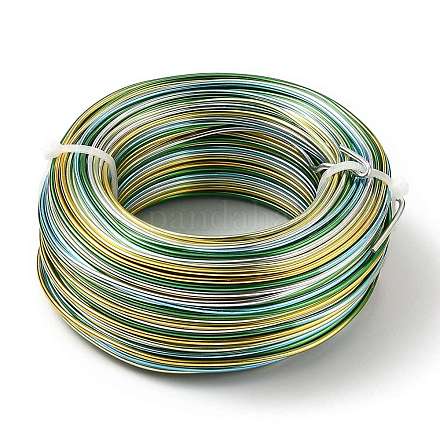 Fil artisanal rond en aluminium à 5 segment de couleurs AW-E002-2mm-B06-1