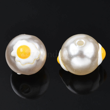 ABS Plastic Imitation Pearl Beads KY-N015-101-1