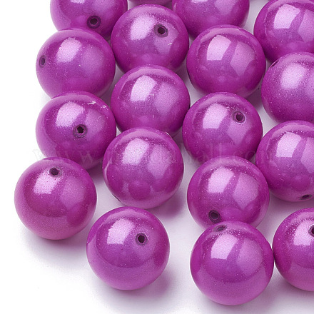 Perles acryliques laquées X-MACR-Q154-20mm-012-1