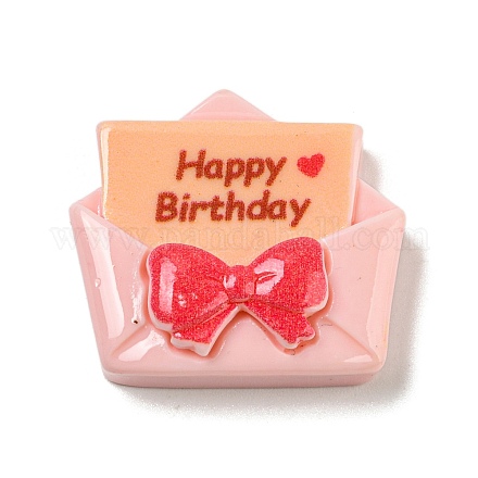 Birthday Theme Opaque Resin Decoden Cabochons CRES-F032-A08-1