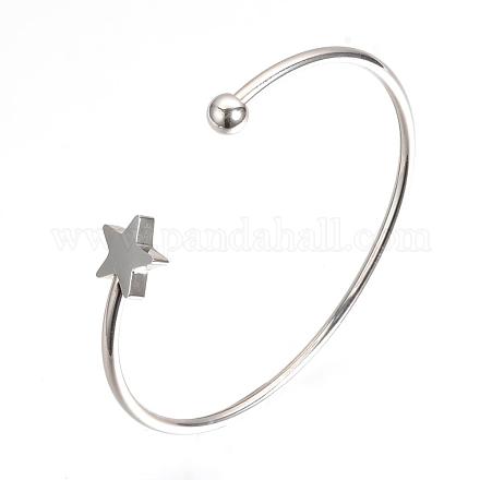 304 Stainless Steel Cuff Bangle Making STAS-Q209-04-1