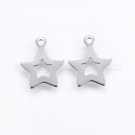 304 Stainless Steel Charms STAS-E438-66P-1