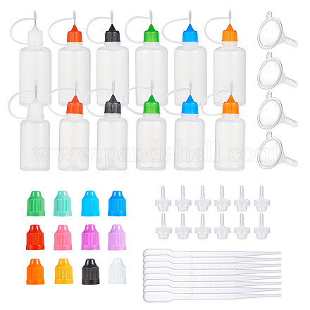 Capsules de bouteilles en plastique Benecreat DIY-BC0010-50-1