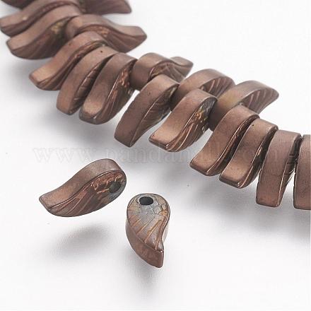 Non-magnetic Synthetic Hematite Beads Strands G-P218-11-04-1