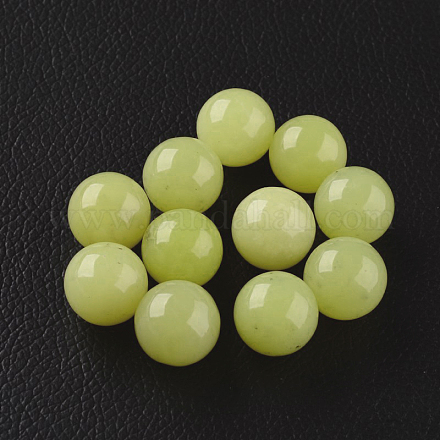 Perles de boules rondes de citron et de citron naturel G-I174-16mm-02-1