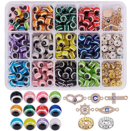430 pièces kits de fabrication de bijoux à bricoler soi-même RESI-SZ0001-45-1