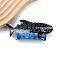 Whale PVC Large Claw Hair Clips, Hair Accessories for Women & Girls, Blue, 112x47x44mm