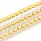 Iron Rhinestone Cup Chains, with Spool, Yellow, 2x2x2mm, about 29.99 Feet(9.14m)/Roll