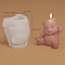DIY Food Grade Silicone Candle Molds, For Candle Making, Panda, 58x50x60mm