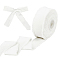 10 Yards Velvet Frayed Ribbon, Raw Edged Ribbon, White, 1-1/2 inch(38mm), about 10.00 Yards(9.14m)/Skein