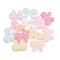 Plastics Beads, Imitation Jelly Beads, Bowknot, Mixed Color, 15x20x8mm, Hole: 3mm, 625pcs/500g