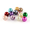 500G ABS Plastic Imitation Pearl European Beads, Large Hole Beads, Rondelle, Mixed Color, 11.5~12x10mm, Hole: 4~5mm
